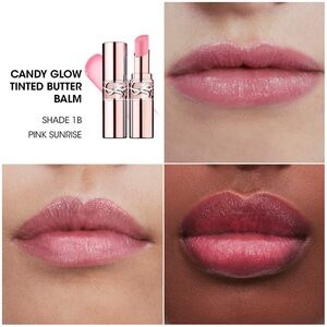 YSL Loveshine Candy Glow Tinted Lip Balm • 1B Pink Sunrise